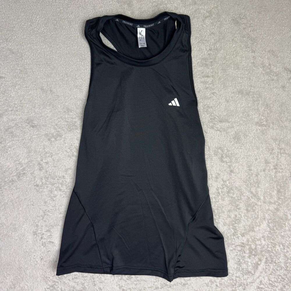 Adidas Aeroready Training Tank Top Womens XS Black Stretch Racerback Workout